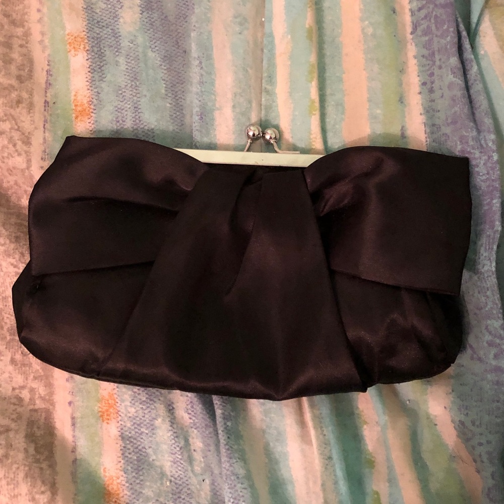 Black Bow Clutch